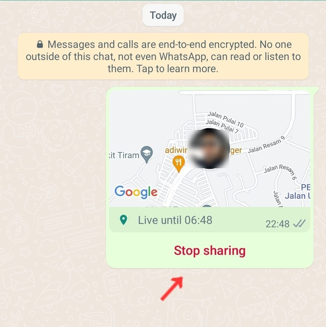 Live Lokasi WhatsApp 7